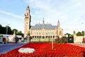 Vegetal Red Carpet at the Peace Palace Royalty Free Stock Photo