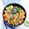 Vegetarian buddha bowls