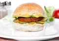 Vegetarian burger Royalty Free Stock Photo