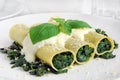 Vegetarian cannelloni