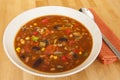 Vegetarian Chili Soup Royalty Free Stock Photo