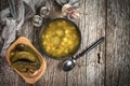 Vegetarian cucumber soup