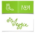 Vegetarian diet symbols