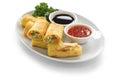 Vegetarian egg rolls Royalty Free Stock Photo