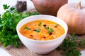 Vegetarian food: pumpkin curry