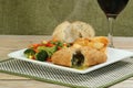 Vegetarian garlic kiev