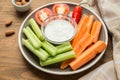 Vegetarian healthy snacks, vegetable snack: carrots, celery, tom Royalty Free Stock Photo