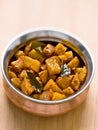 Vegetarian indian potato masala curry