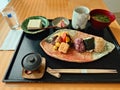 Vegetarian Japanese meal set Royalty Free Stock Photo