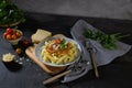 Vegetarian lentil Bolognese Royalty Free Stock Photo