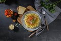 Vegetarian lentil Bolognese Royalty Free Stock Photo