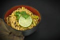 Vegetarian Pad Thai Royalty Free Stock Photo