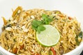 Vegetarian Pad Thai Royalty Free Stock Photo