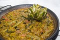 Vegetarian paella Royalty Free Stock Photo