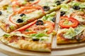 Vegetarian Pizza Royalty Free Stock Photo