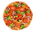 Vegetarian pizza.