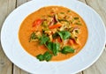 Vegetarian Red Thai Curry Royalty Free Stock Photo