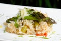 Vegetarian Risotto with asparagus