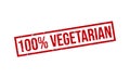 100% Vegetarian Rubber Stamp. 100% Vegetarian Grunge Stamp Seal Vector Illustration Royalty Free Stock Photo