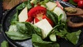 Vegetarian salad proper nutrition food ingredients Royalty Free Stock Photo