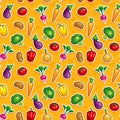 Vegetarian seamless pattern