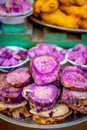 Vegetarian street food in India, vertical