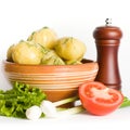 Vegetarian supper Royalty Free Stock Photo