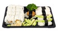 Vegetarian sushi mix Royalty Free Stock Photo