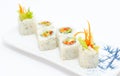 Vegetarian sushi rolls