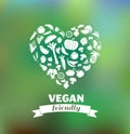 Vegetarian and vegan, healthy organic background