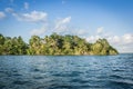 Vegetation with palms, Laguna Bacalar, Chetumal, Quintana Roo, M