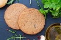 Vegeterian steak, Meat Substitute Royalty Free Stock Photo