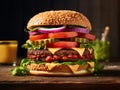 Veggie Burger Royalty Free Stock Photo