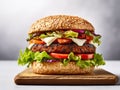 Veggie Burger Royalty Free Stock Photo