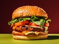 Veggie Burger Royalty Free Stock Photo