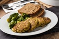 Veggie burger Royalty Free Stock Photo