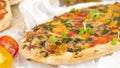 Veggie Pizza Royalty Free Stock Photo