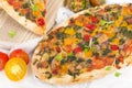 Veggie Pizza Royalty Free Stock Photo