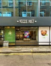 Veggie Pret Soho exterior street view, London, UK