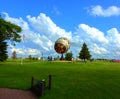 The Vegreville egg - a giant sculpture of a pysanka