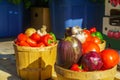 Vegtables on sale in the Jean-Talon Market Market, Montreal Royalty Free Stock Photo