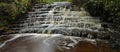 Vegupite waterfall, photographed with a long exposure, Vegi, Latvia