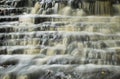 Vegupite waterfall, photographed with a long exposure, Vegi, Latvia