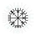 Vegvisir true outline symbol