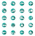 Vehicals icon pack, icon Royalty Free Stock Photo