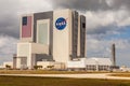 KENNEDY SOACE CENTER, USA - APRIL 21: NASAs Vehicle Assembly Building at the Kennedy Space Center, Florida.