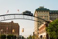 Vehicle City sign, in Flint, Michigan Royalty Free Stock Photo