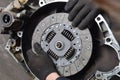 Vehicle Clutch, Car mechanic is changing Clutch