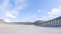 Driving Under Sunny Skies on Cuyama Highway Scenery