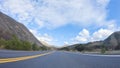 Driving Under Sunny Skies on Cuyama Highway Scenery